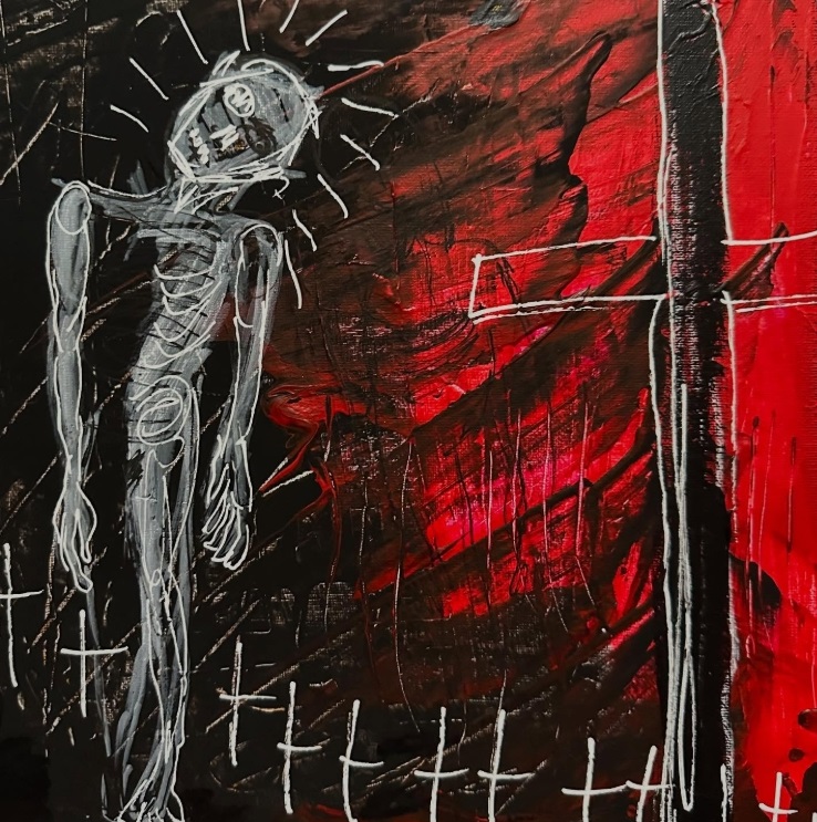 painting of a cross